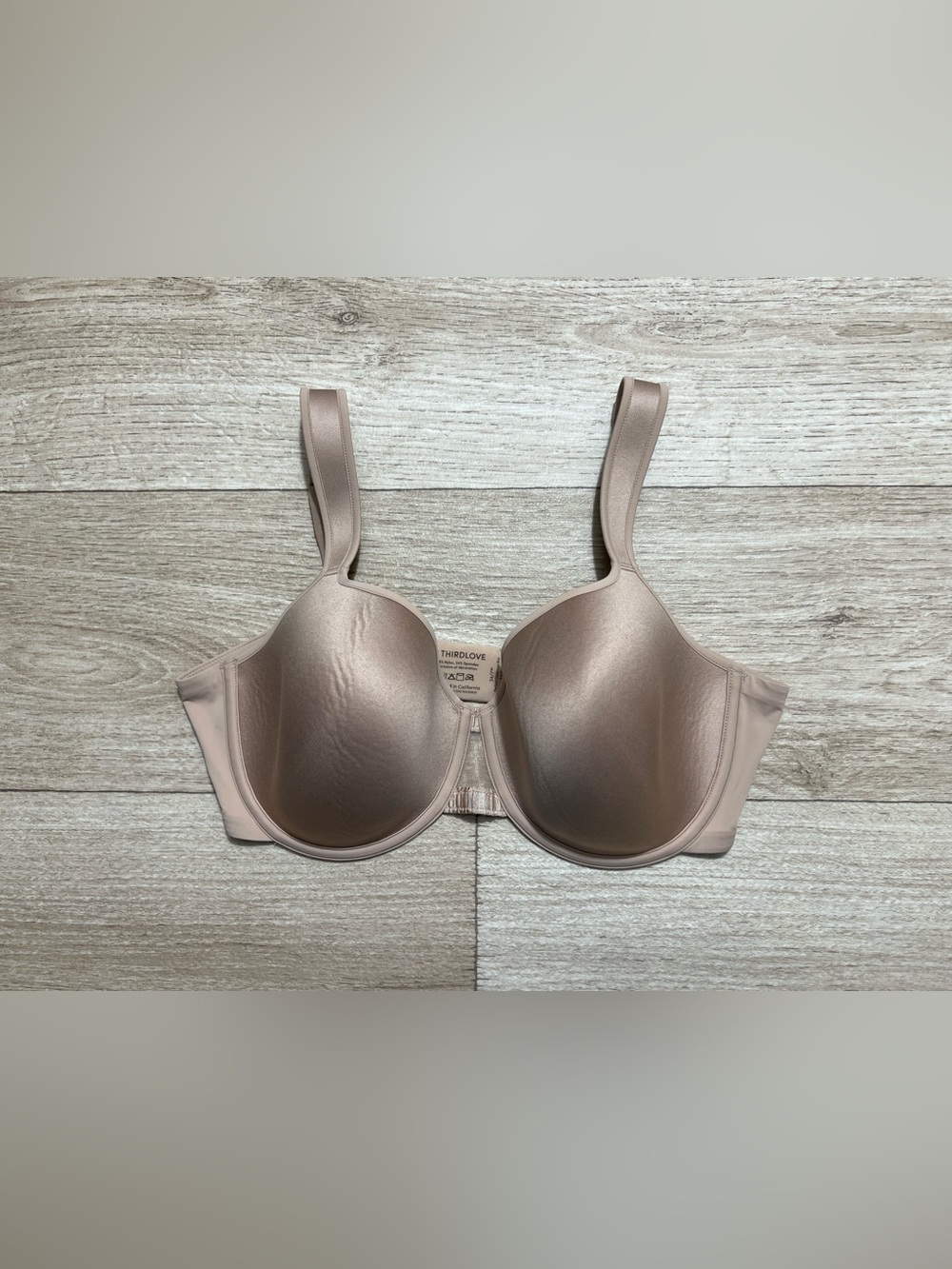 ThirdLove Blush Nude 24/7 Perfect Coverage Bra 36E